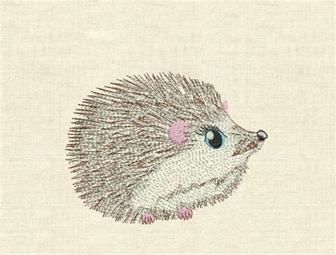 Machine Embroidery Designs Hedghog Etsy