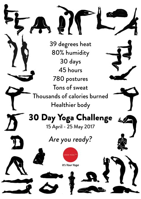 30 Day Yoga Challenge Union Yoga