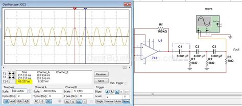 Rc Phase Shift Oscillator Tutorial Electronics Tutorials Oscillators