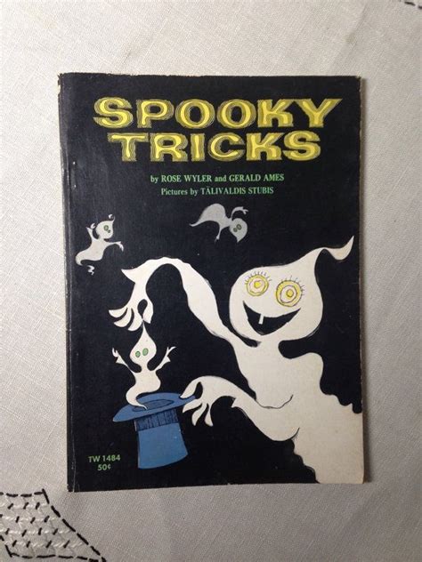 Spooky Tricks Vintage Childrens Halloween Book Scholastic Magic 1970s