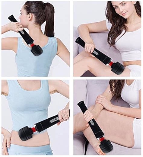 Wand Massager Handheld With 10 Powerful Speeds 8 Vibration Patterns Paloqueth Personal Body