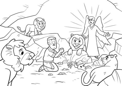 25 Awesome Picture Of Daniel And The Lions Den Coloring Page Birijus