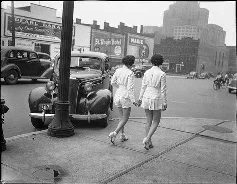 shorts causing chaos first women to wear shorts in public caused a car crash toronto 1937