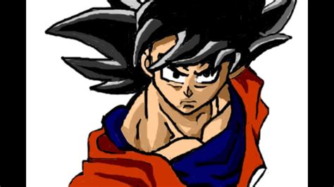 Drawing Goku Original Dbz Kai With Adobe Photoshop Episode 4