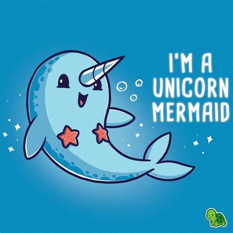 Narwhals Are The Unicorns Of The Ocean Teeturtle Narwhals