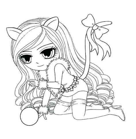 Chibi Girl Coloring Pages At Free