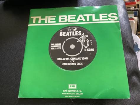 The Beatles The Ballad Of John And Yoko Vinyl Record Single 7 Inch