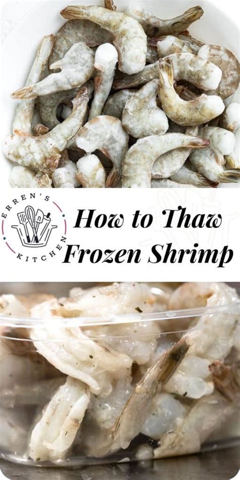 How To Thaw Frozen Shrimp And Prawns Errens Kitchen