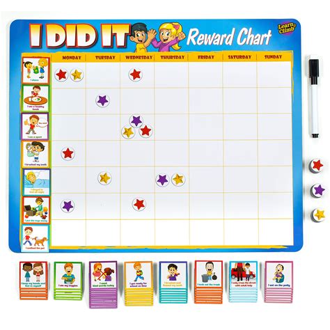 Buy Learn And Climb Kids Chore Chart 63 Behavioral Chores As Potty