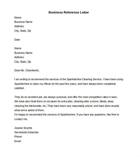 Reference Letter Templates 10 Free Word And Pdf Samples Reference