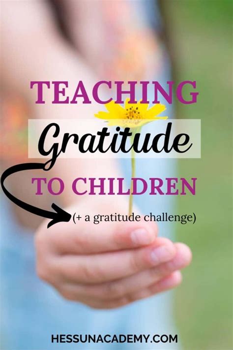 Gratitude Challenge For Kids To Teach Kids To Be Grateful
