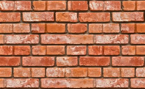 Aged Variegated Brick Wallpaper For Walls Realistic Bricks