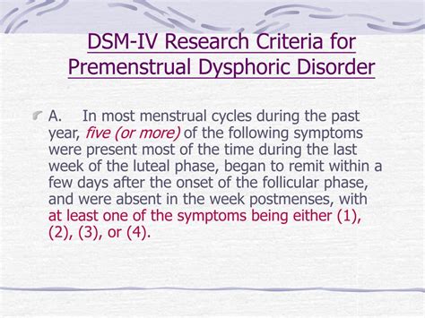 Ppt Lecture 6 Premenstrual Syndrome Powerpoint Presentation Free Download Id3340600