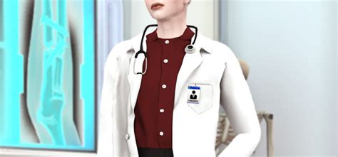 Sims 4 Lab Coat The Resource Scientist Lab Coat Finnexiafi