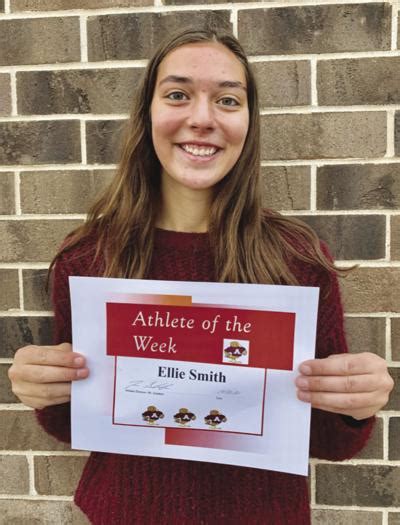 Ellie Smith Is Athlete Of The Week Sports