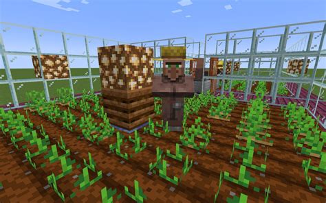 How To Create A Crop Farm Using Villagers In Minecraft