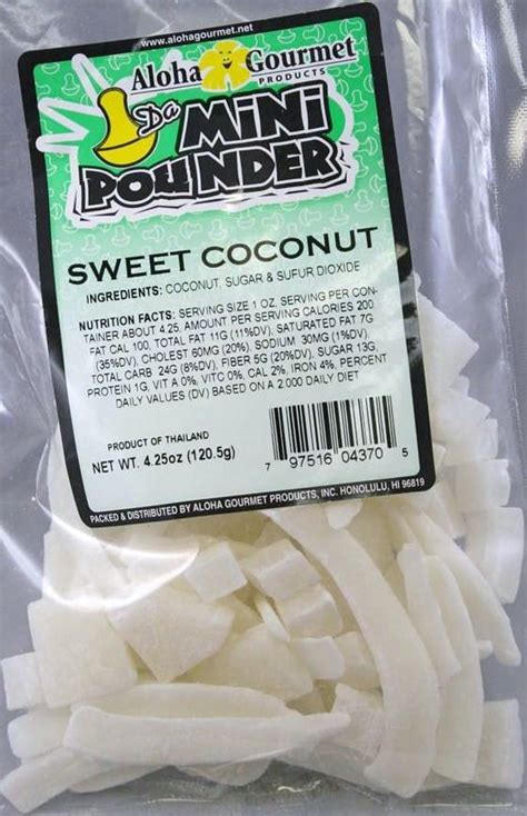 Aloha Gourmet Da Mini Pounder Sweet Coconut — Leilanis Attic