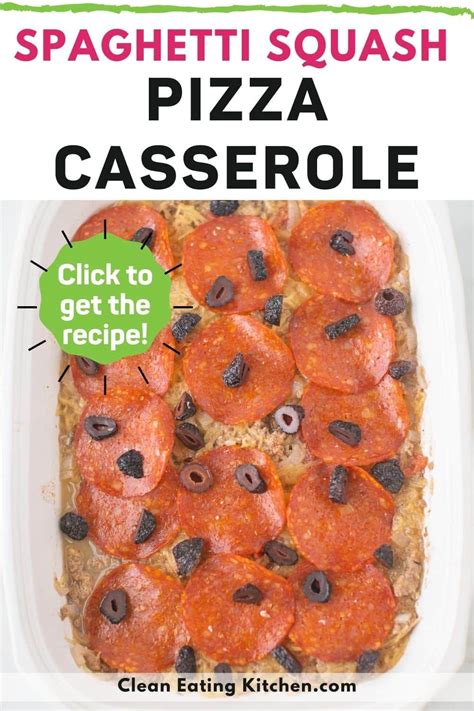 Spaghetti Squash Pizza Casserole Dairy Free Recipe Recipes Real