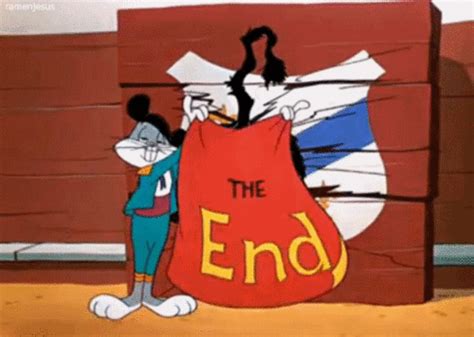 Bugs Bunny Announcing The End Of The Cartoon Bugs Bunny Looney Tunes