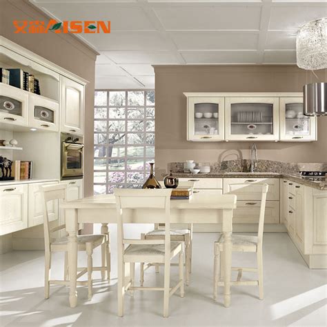 Be able to be a star chef and dinner host in your own home. Easy Installation Commercial Factory Price Solid Wood Kitchen Cabinet From China - China Solid ...