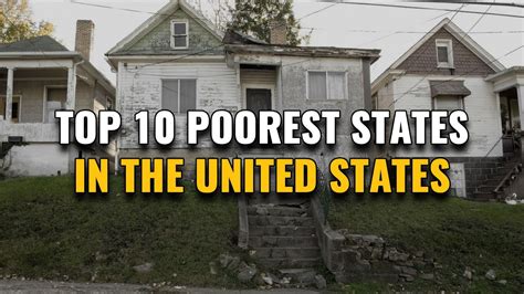 10 Poorest States In The United States 2024 Why Theyre Poor Youtube