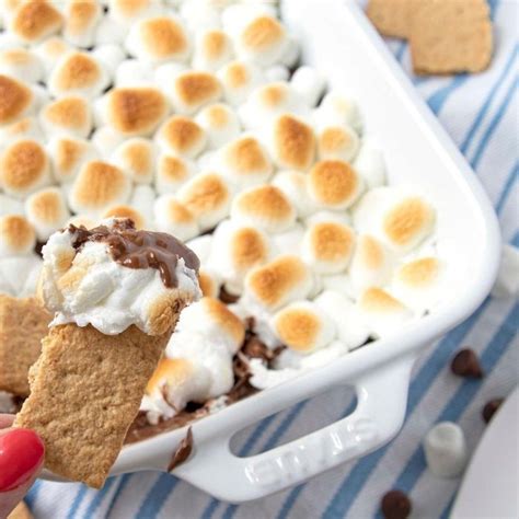 Smores Dip Is A Quick And Easy Oven Smores Dip That Takes Just 2 Ingredients To Make Pair With