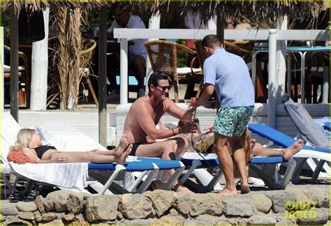 Luke Evans Puts His Shirtless Physique On Display In Ibiza Photo Luke Evans