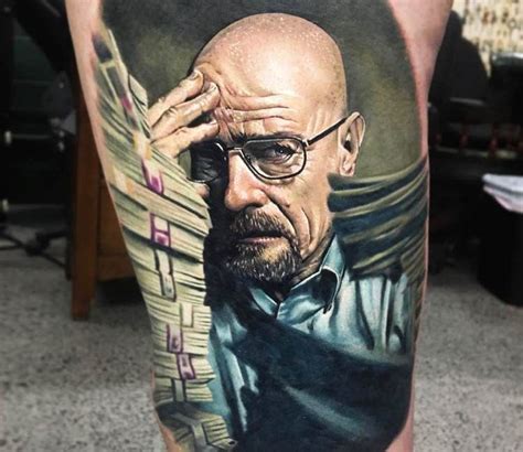Walter White Tattoo By Ben Kaye Post 18704 Arm Tattoos For Guys