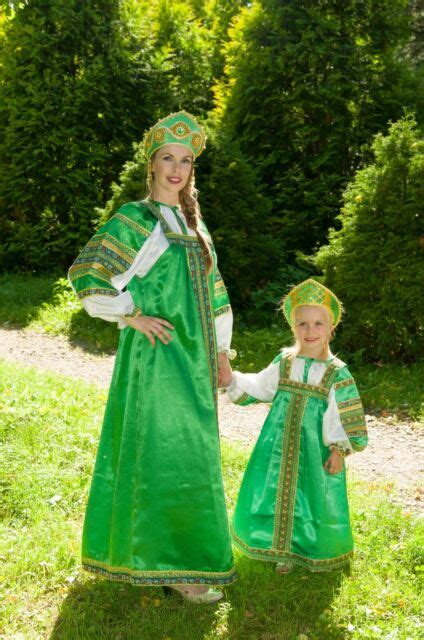 Russian Traditional Slavic Silk Dress Vasilisa For Woman Silk Russian