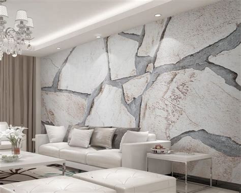 Beibehang Wall Paper Home Decor Modern 3d Solid Texture Marble