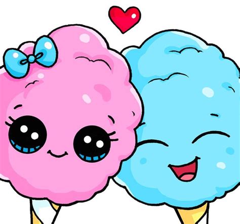 Cotton Candy Draw So Cute Cute Easy Drawings Cute Drawings Easy Drawings Atelier Yuwaciaojp