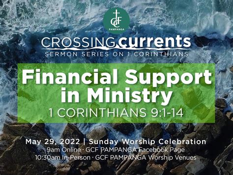 Financial Support In Ministry Gcf Pampanga