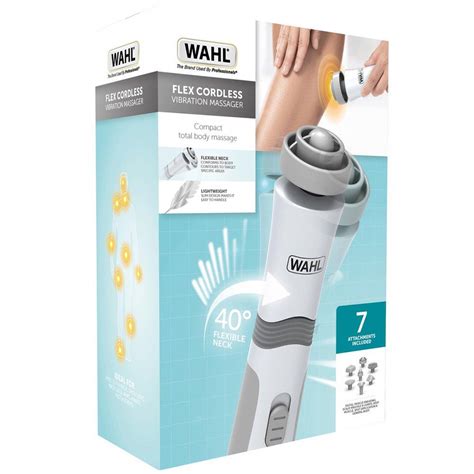 Wahl Flex Rechargeable Cordless Body Massager 7 Attachments Lightweight Wl42941m Ebay