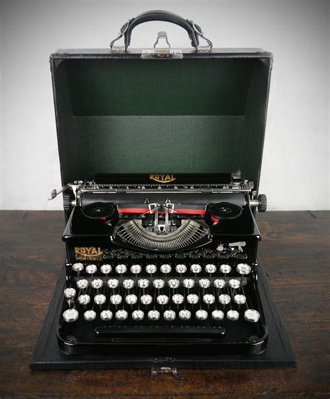 1920s Royal Portable Typewriter Stunning Mint Condition Rare Example