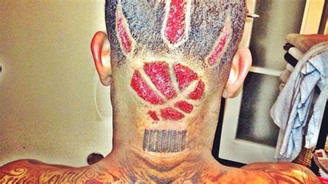Amir Johnson Gets Raptors Logo Shaved Into His Head Photo