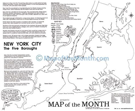 New York City Map Outline Draw Simply