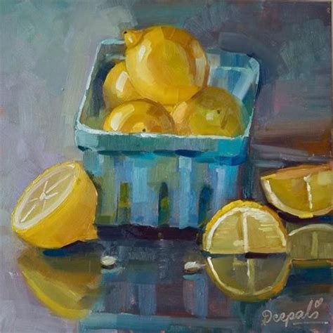 Daily Paintworks Lemons Original Fine Art For Sale Dipali