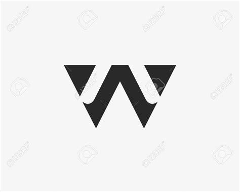 letter w logo alphabet icon set stock vector 70972384 letter logo design w logos