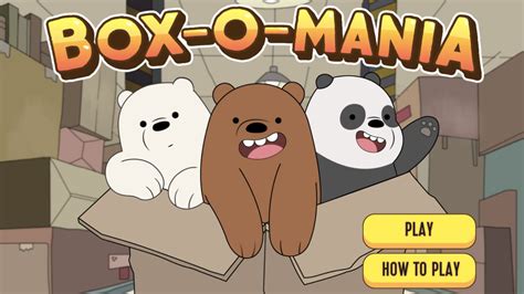 Box O Mania Vi Bara Björnar Spel Cartoon Network