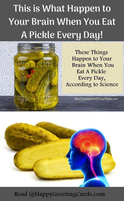These Things Happen To Your Brain When You Eat A Pickle Every Day