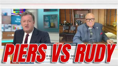 Piers Morgan Owes Rudy Giuliani An Apology Guido Fawkes