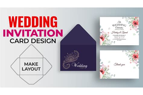 How To Make Wedding Invitation Card Design In Illustrator Wedding Envelope Design And Dieline