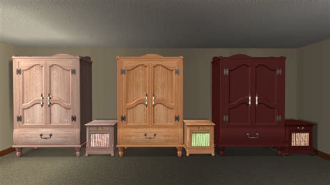 Mod The Sims Recolors Of Base Game Dresser And End Table Matching
