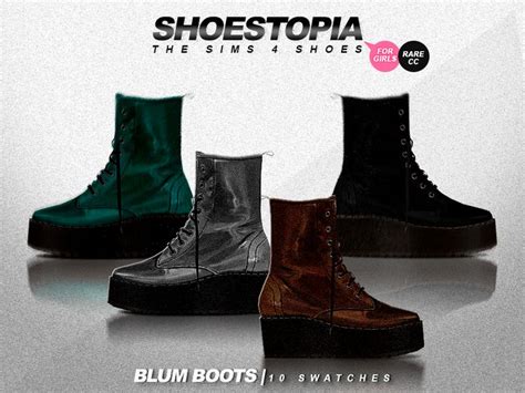 Shoestopia Boots Sims 4 Sims 4 Cc Finds