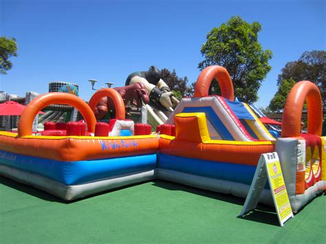 Inflatable World Lets Kids Jump Slide And Climb Huge Inflatables