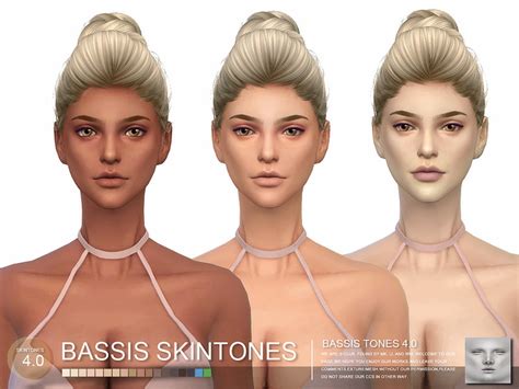 Basis Skintones By S Club The Sims 4 Sims4 Clove Share