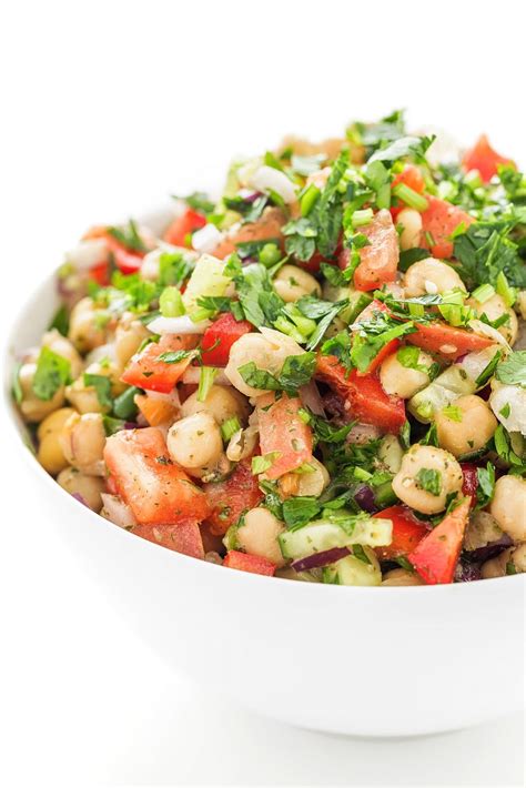 Lebanese Chickpea Salad Recipe The Lemon Bowl