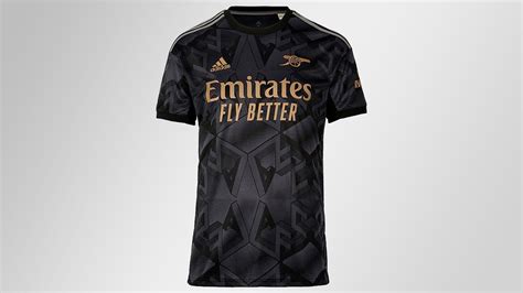 Arsenal Unveil New Black And Gold 22 23 Away Kit In Tribute To Little