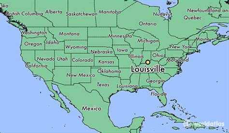 Where Is Louisville Ky Louisville Kentucky Map
