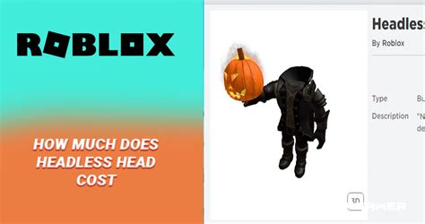 Roblox How Much Does Headless Head Cost